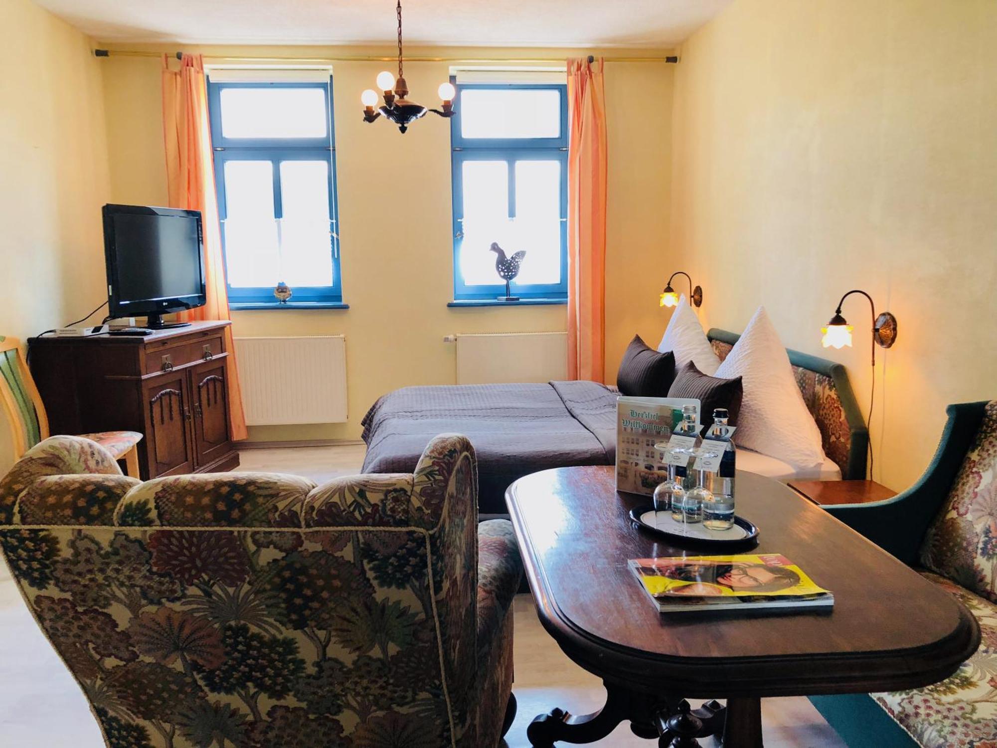 Hotel-Restaurant Thueringer Hof Bad Frankenhausen Room photo